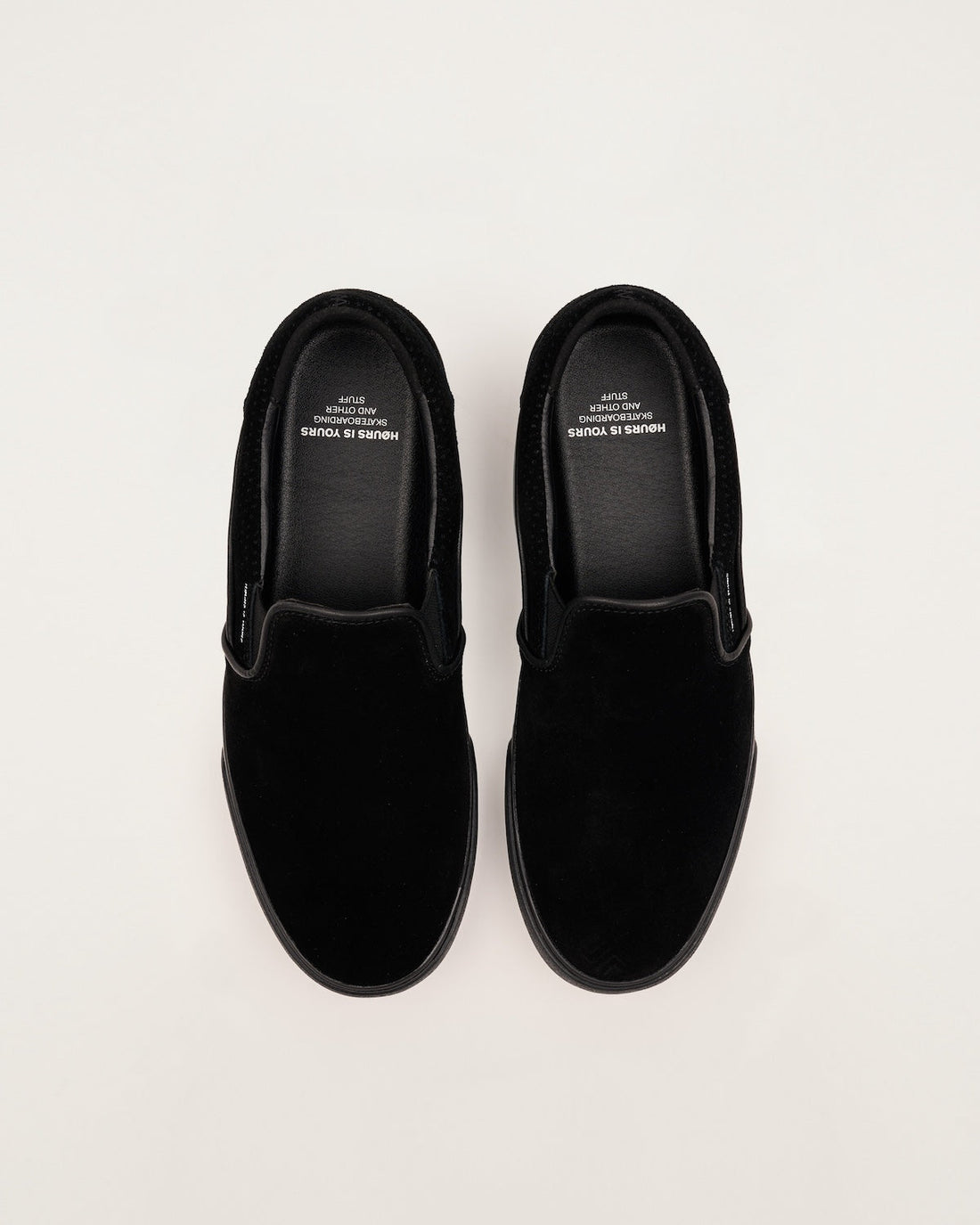 B1 Herman Slip-On Black Perf (Hours is Yours) - Krudco. Skateshop