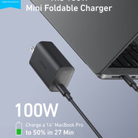Anker Nano Charger (100W) with USB-C Cable - Krudco. Skateshop