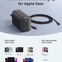 Anker Nano Charger (100W) with USB-C Cable - Krudco. Skateshop