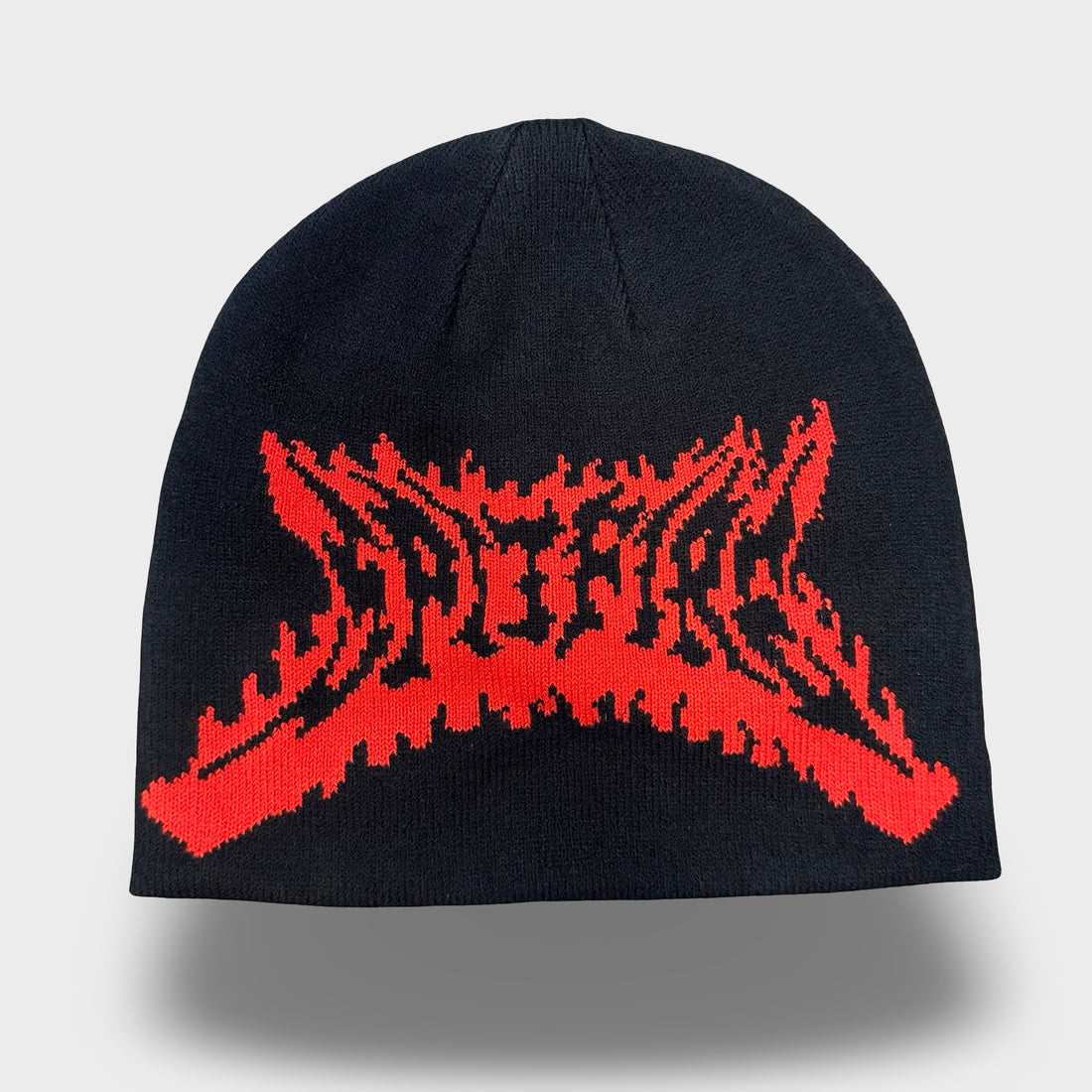 Spitfire Flameout Skully Beanie Blk/Red