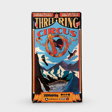Three Ring Circus VHS 90's Snowboarding Video