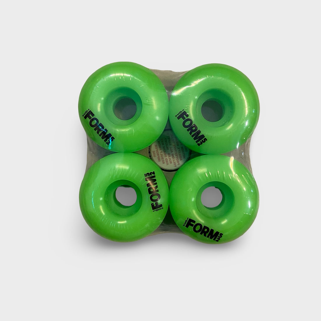 Form 52mm Neon Green Wheels 103a