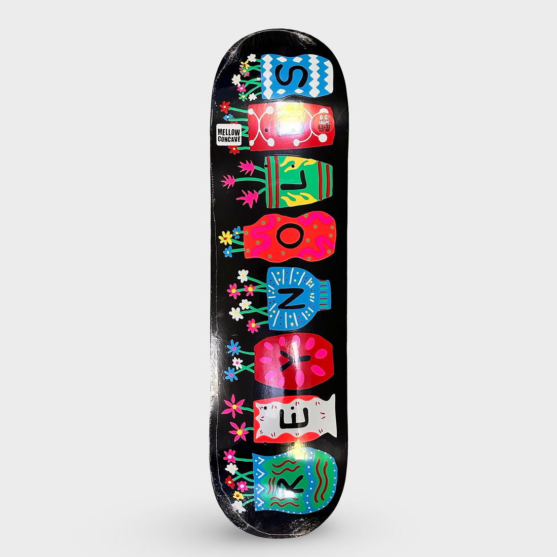 Baker 8.5" Pots & Flowers Skateboard Deck - Krudco. Skateshop
