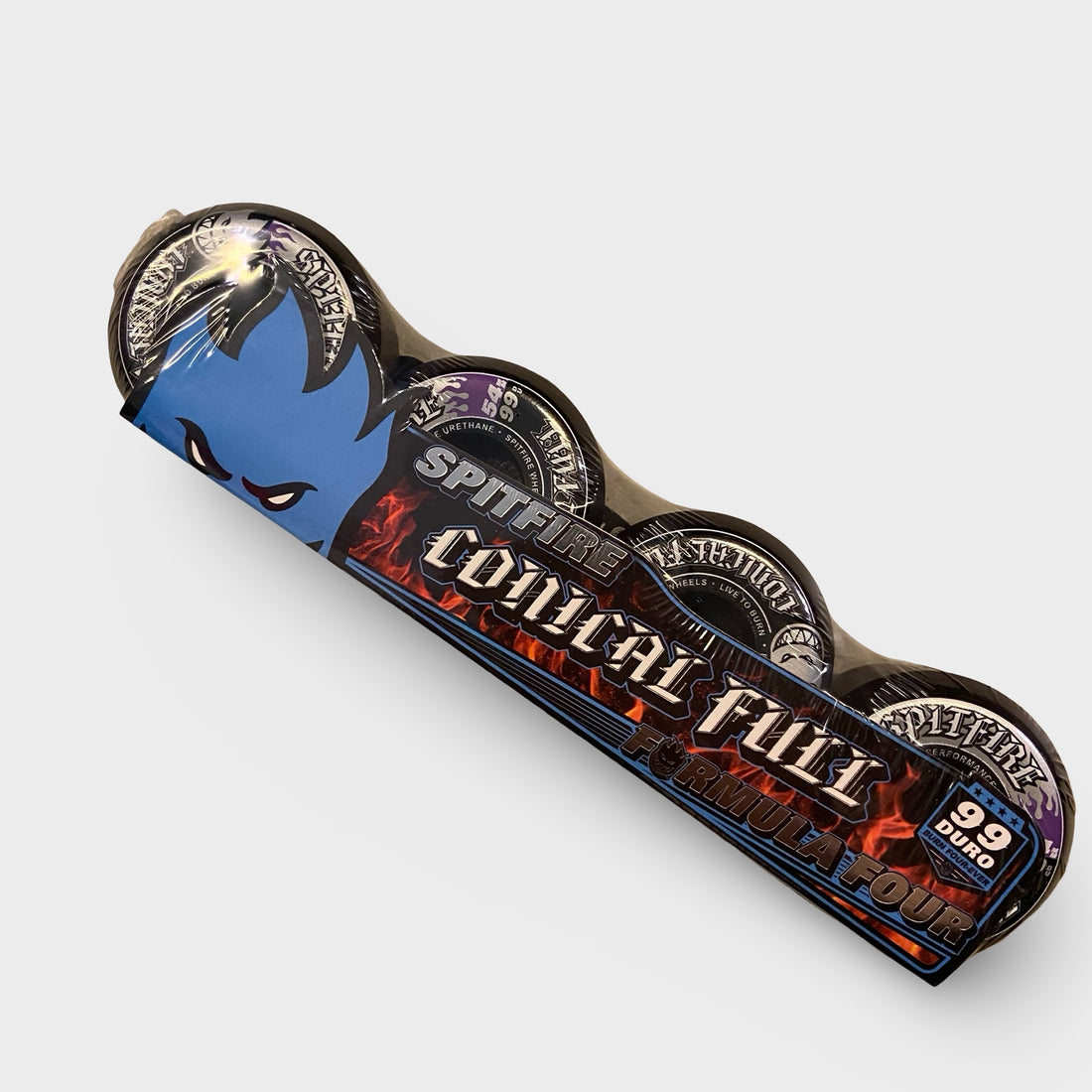 Spitfire 54MM 99D Conical Full Formula Black Four Wheels