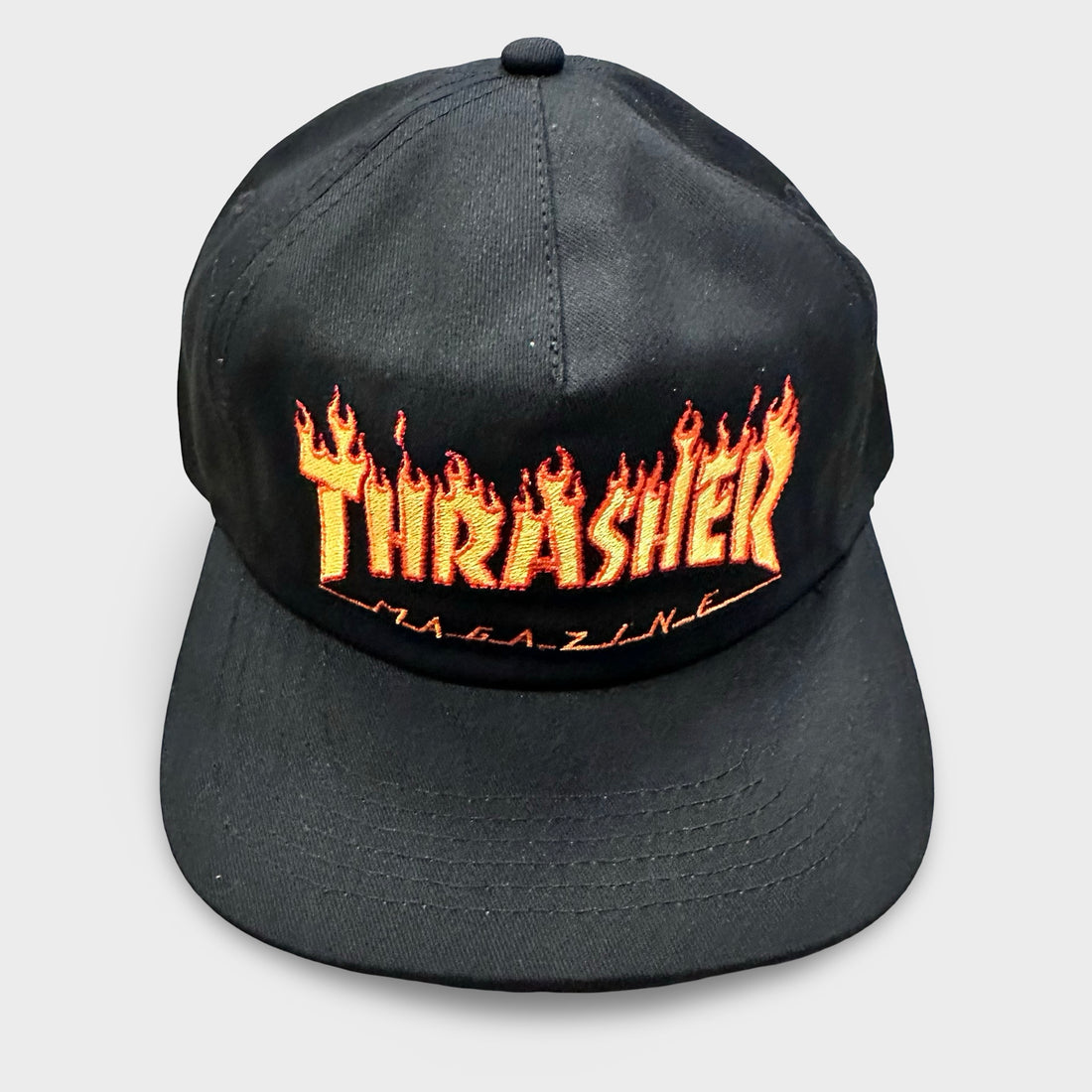Thrasher Skate Mag Snapback Flame Logo Hat
