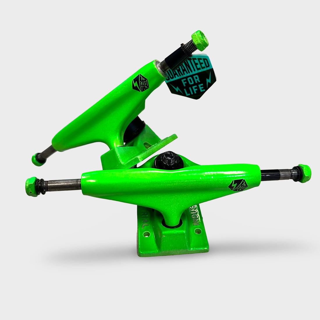 Industrial 4 Trucks 5.0 Neon Lime (2) - Krudco. Skateshop