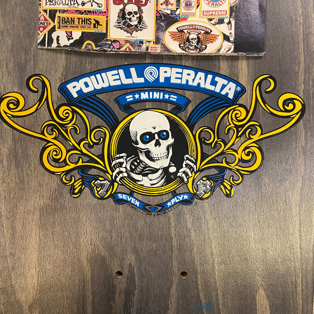 Powell Peralta Tommy Guerrero Mini 1989 Iron Gate Skateboard Deck - Krudco. Skateshop