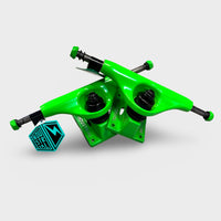 Industrial 4 Trucks 5.0 Neon Lime (2) - Krudco. Skateshop