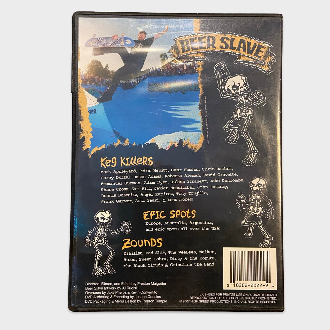 Thrasher Beer Slave 2007 Skateboarding DVD