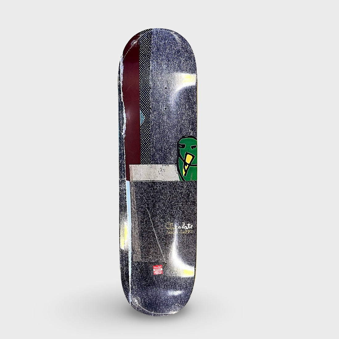 Chocolate 8.5" Capps Lost Singles Deck - Krudco. Skateshop