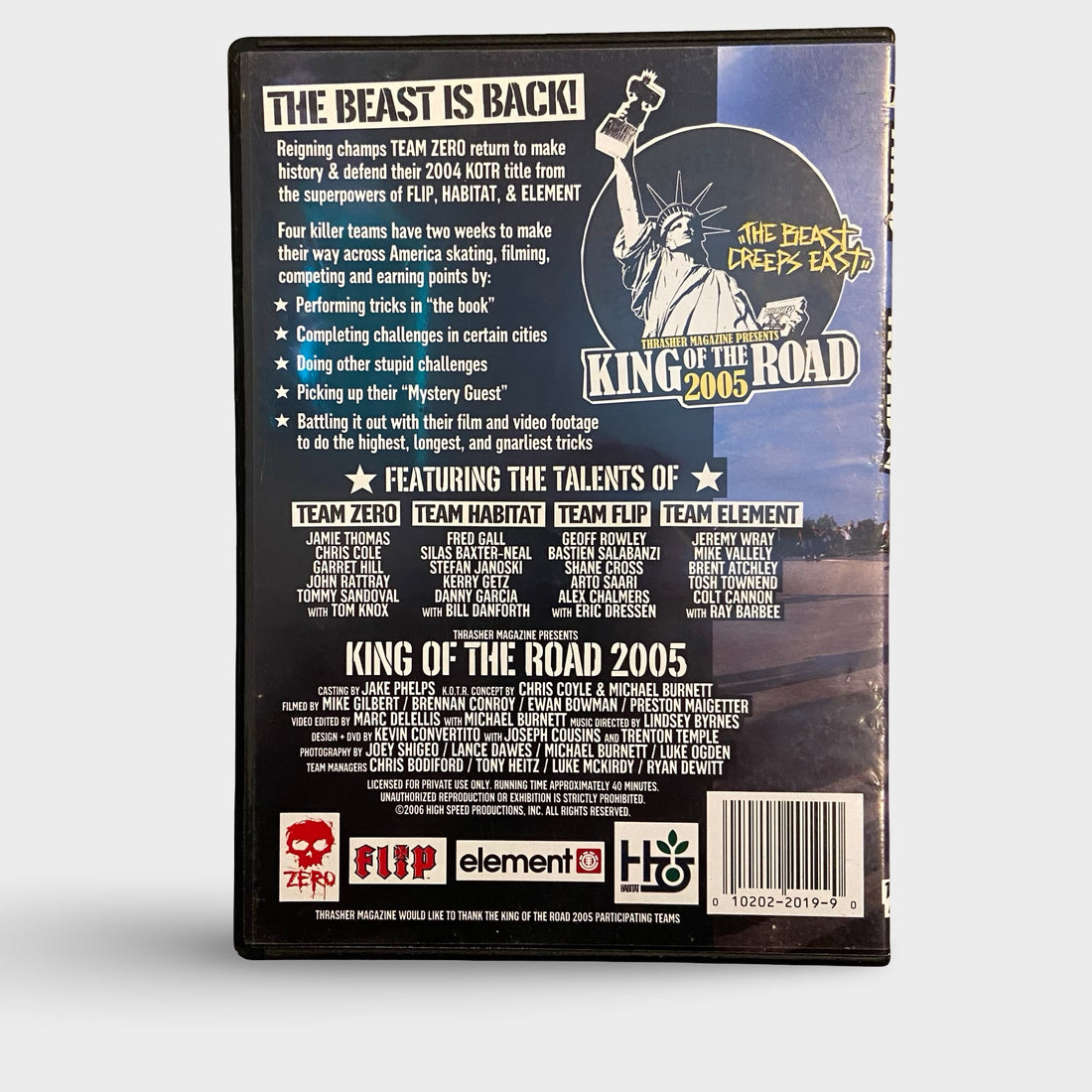 Thrasher King Of The Road 2005 Skateboarding DVD