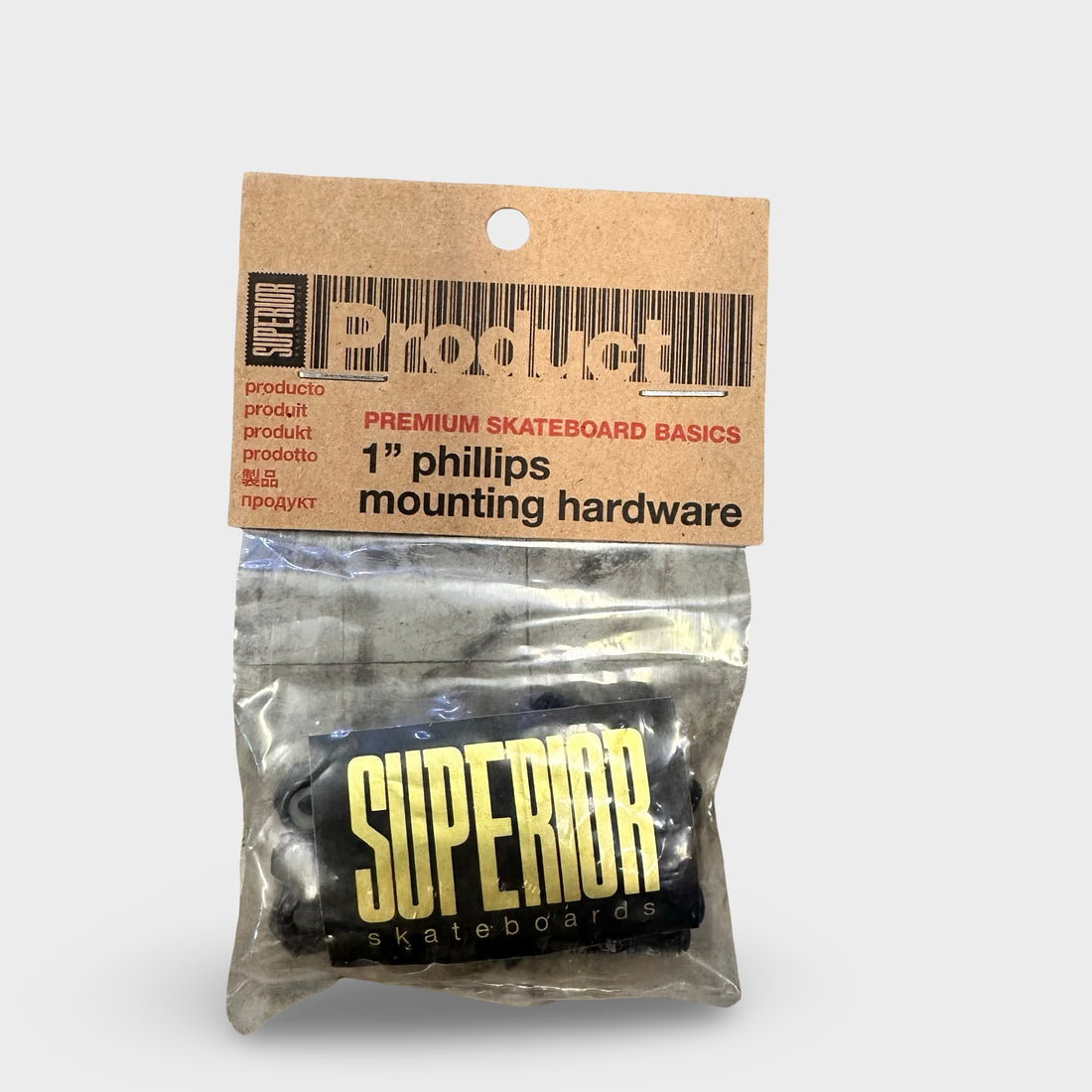 Superior 1" Skateboard Hardware