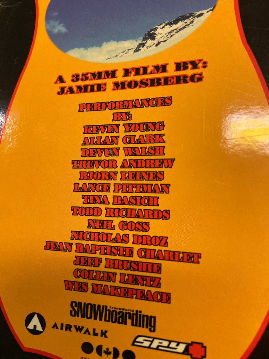 Three Ring Circus VHS 90's Snowboarding Video