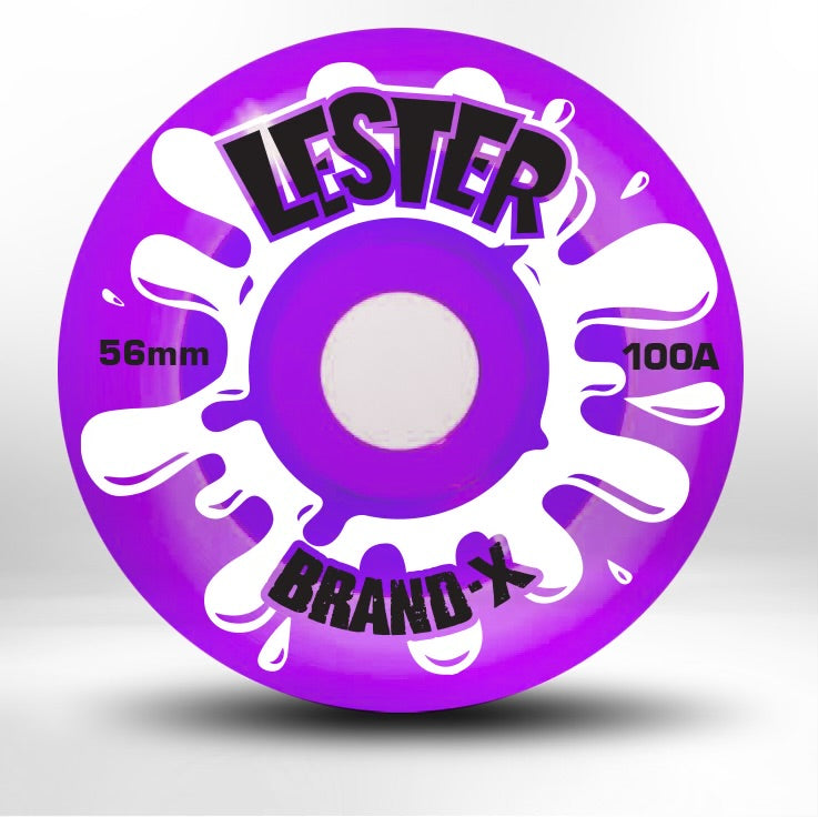 Lester Kasai HARD TRANSLUCENT Wheels 56mm/100a - Krudco. Skateshop