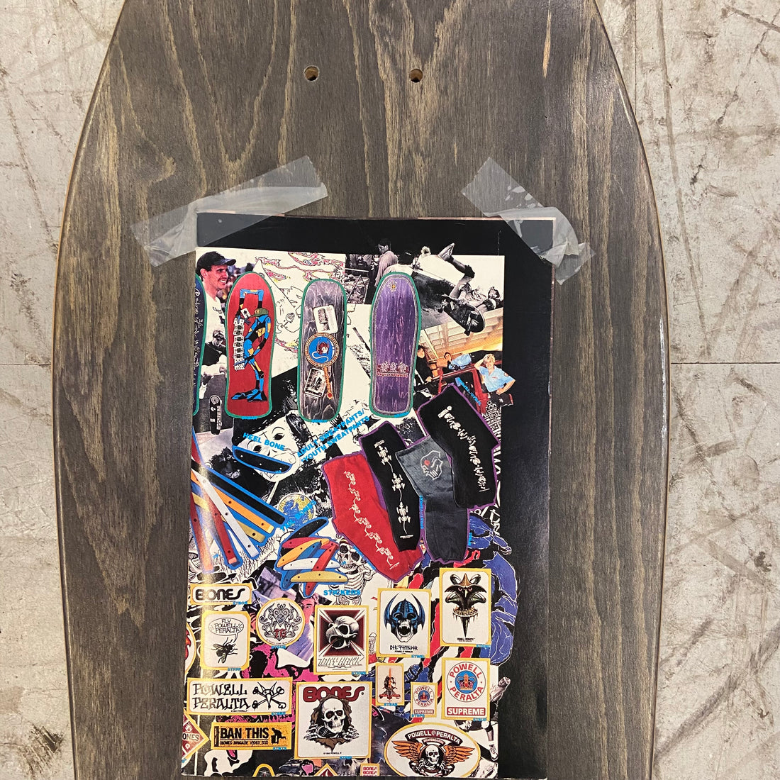 Powell Peralta Tommy Guerrero Mini 1989 Iron Gate Skateboard Deck - Krudco. Skateshop