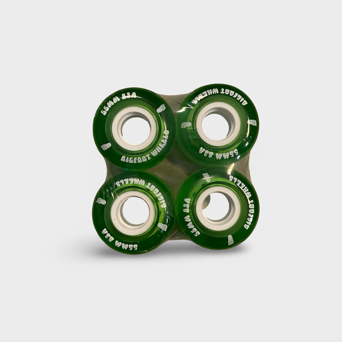 Bigfoot 55mm 83a Green Wheels