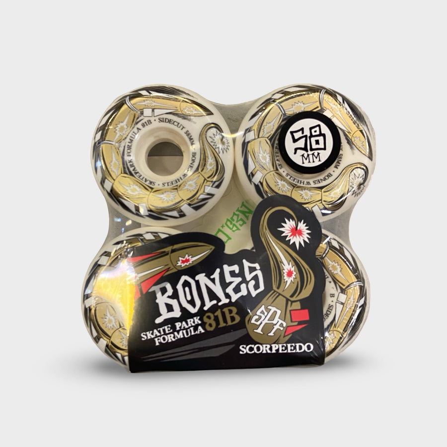 Bones 58MM SPF 81B P5 Side Cut Scorepeedo Wheels