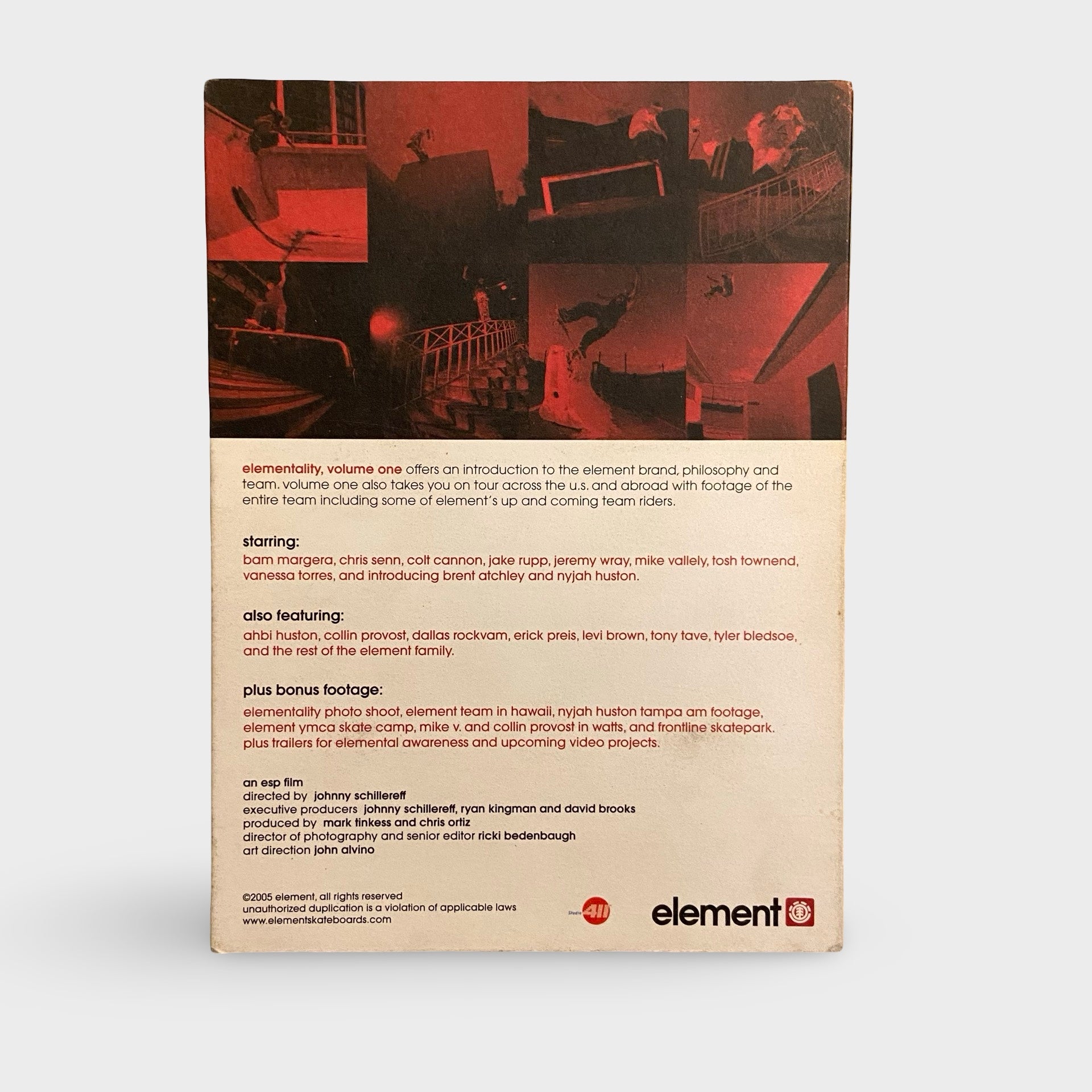 Elementality Element Elementality Vol 1 Skateboard DVD – Krudco. Skateshop