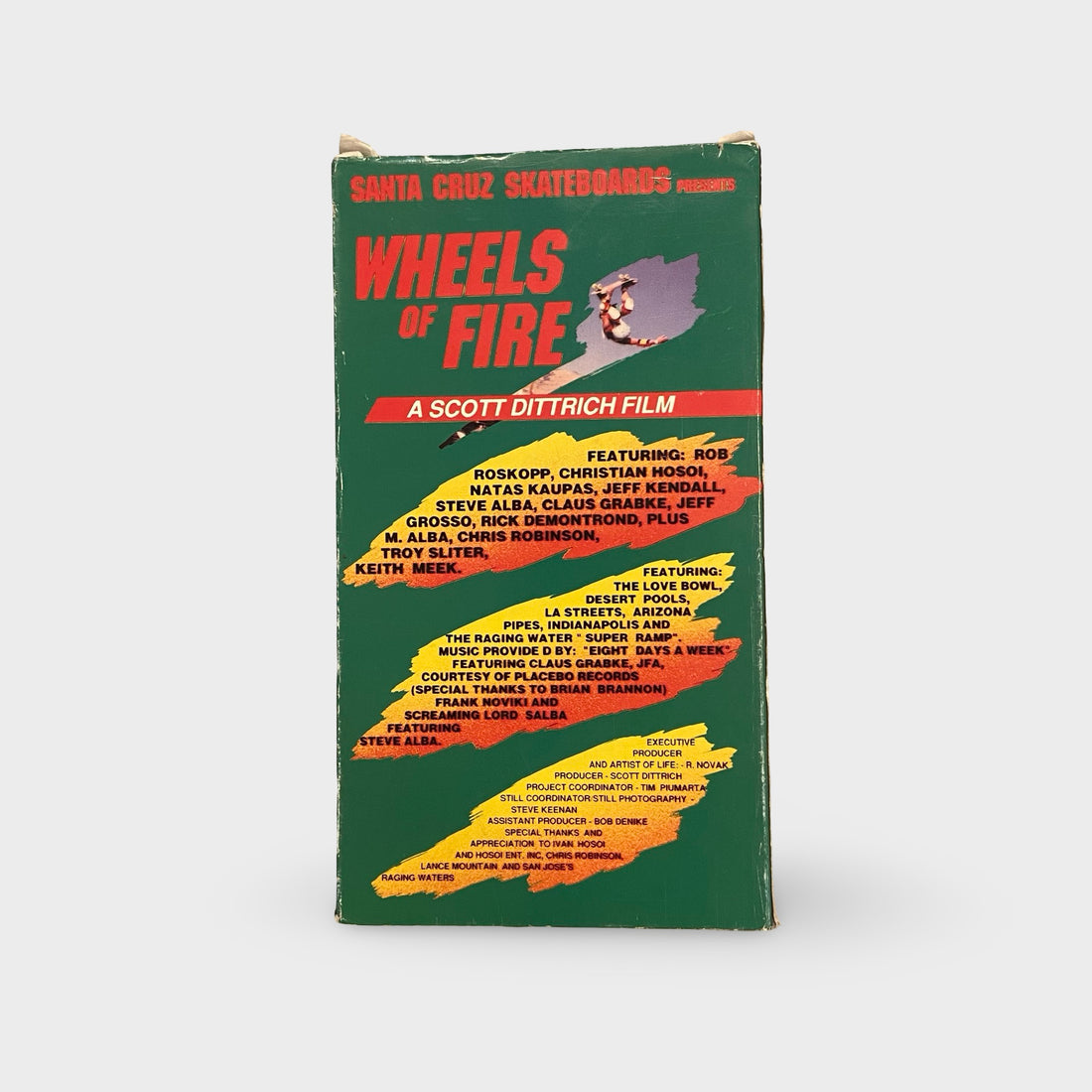 Santa Cruz Wheels Of Fire Old School VHS Skateboard Video