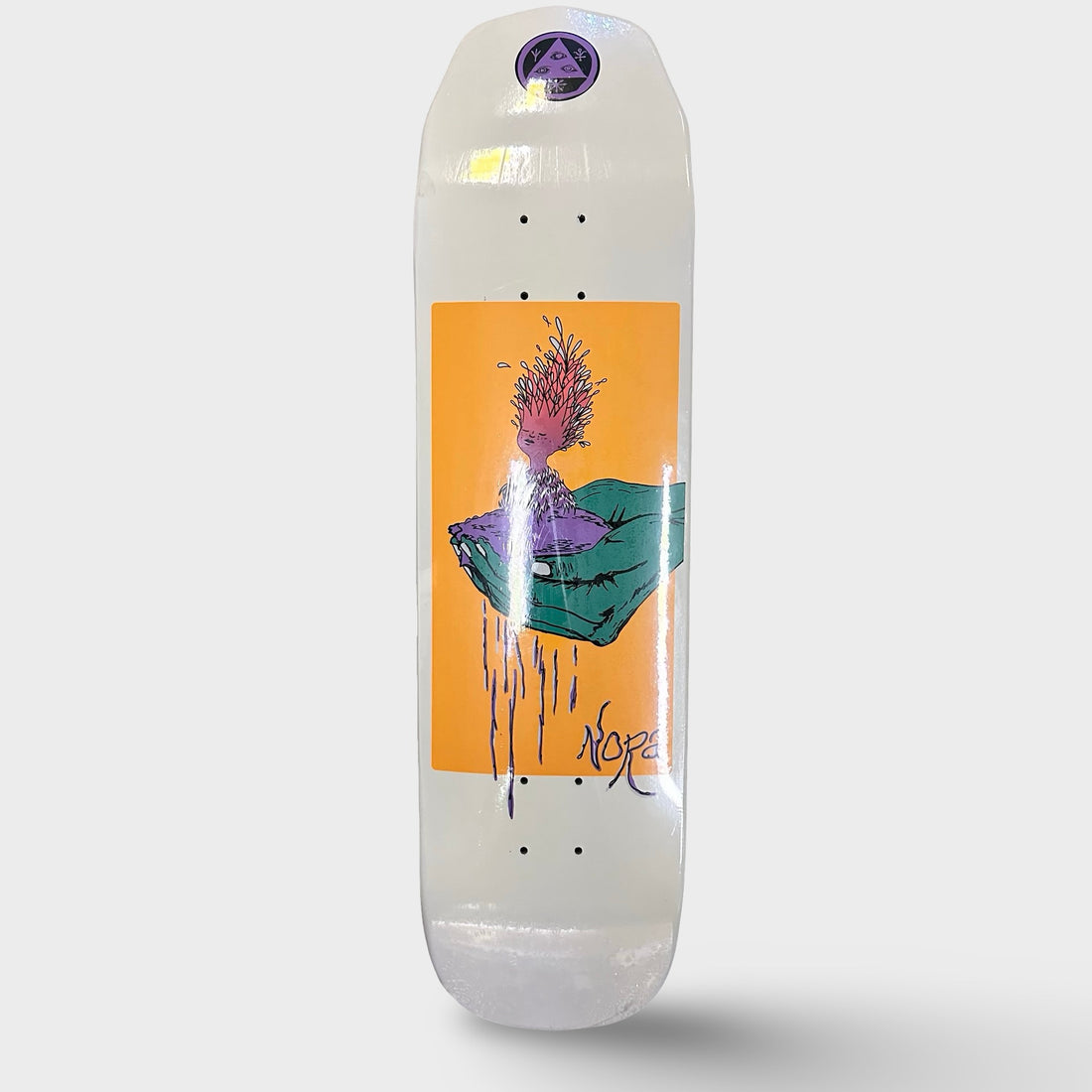 Welcome 8.12" Nora Soil On Wicked Princess Shaped Deck
