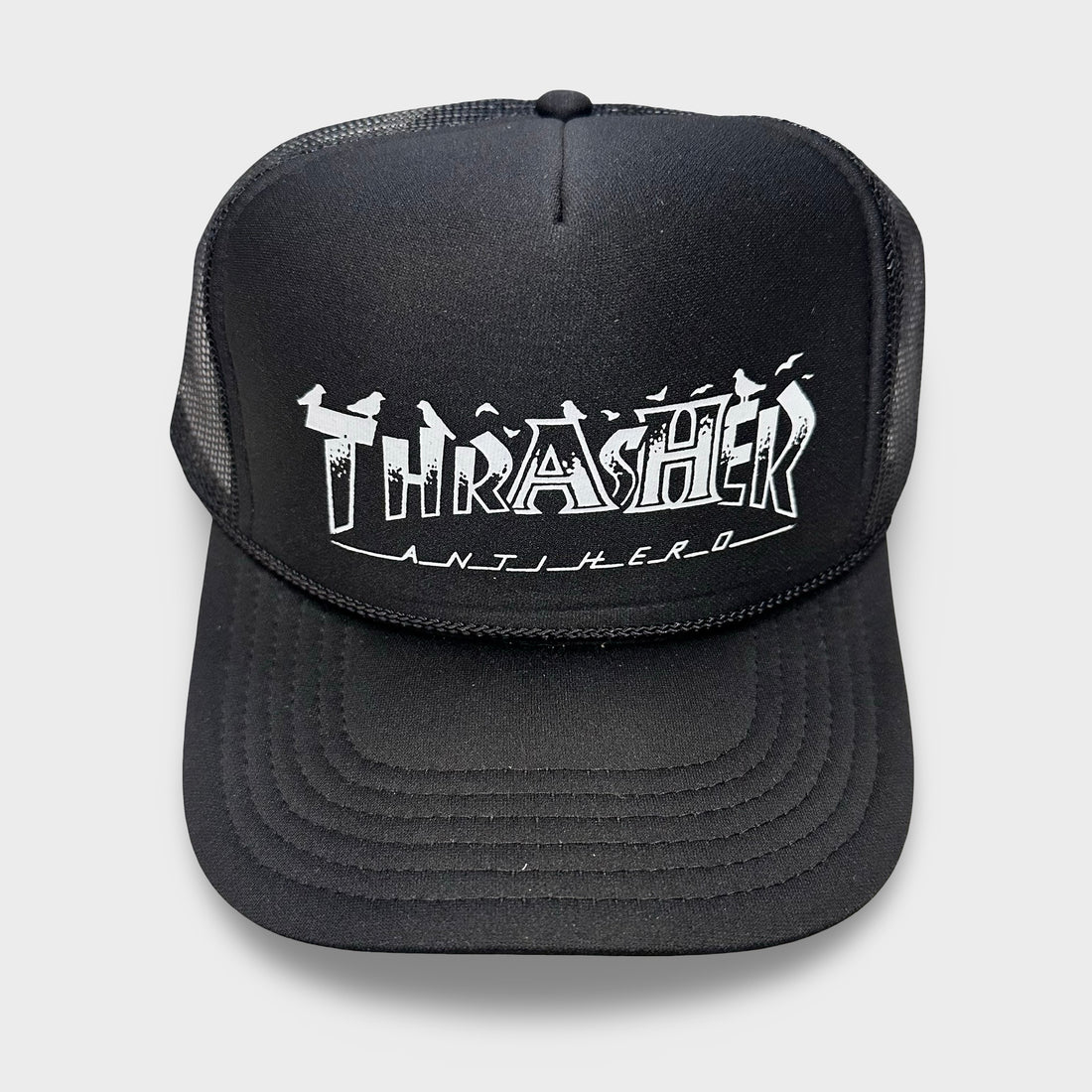 Thrasher X Anti Hero Pigeon Mesh Hat