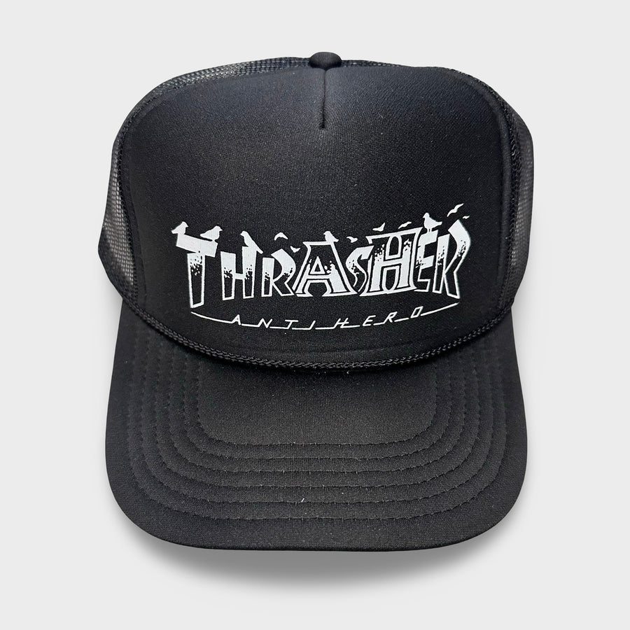 Thrasher X Anti Hero Pigeon Mesh Hat