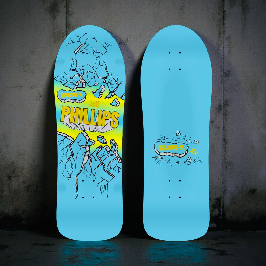 Jeff Phillips BREAKOUT (original shape) Limited Edition Series, HAND PAINTED Deck (PRE-ORDER, JUNE 2026) - Krudco. Skateshop