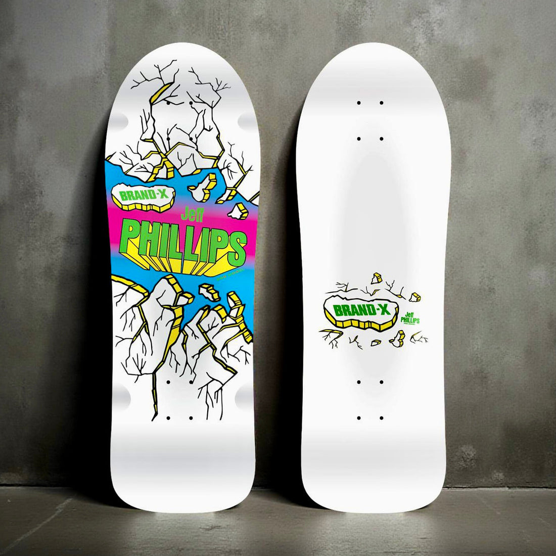 Jeff Phillips BREAKOUT (original shape) Limited Edition Series, HAND PAINTED Deck (PRE-ORDER, JUNE 2026) - Krudco. Skateshop