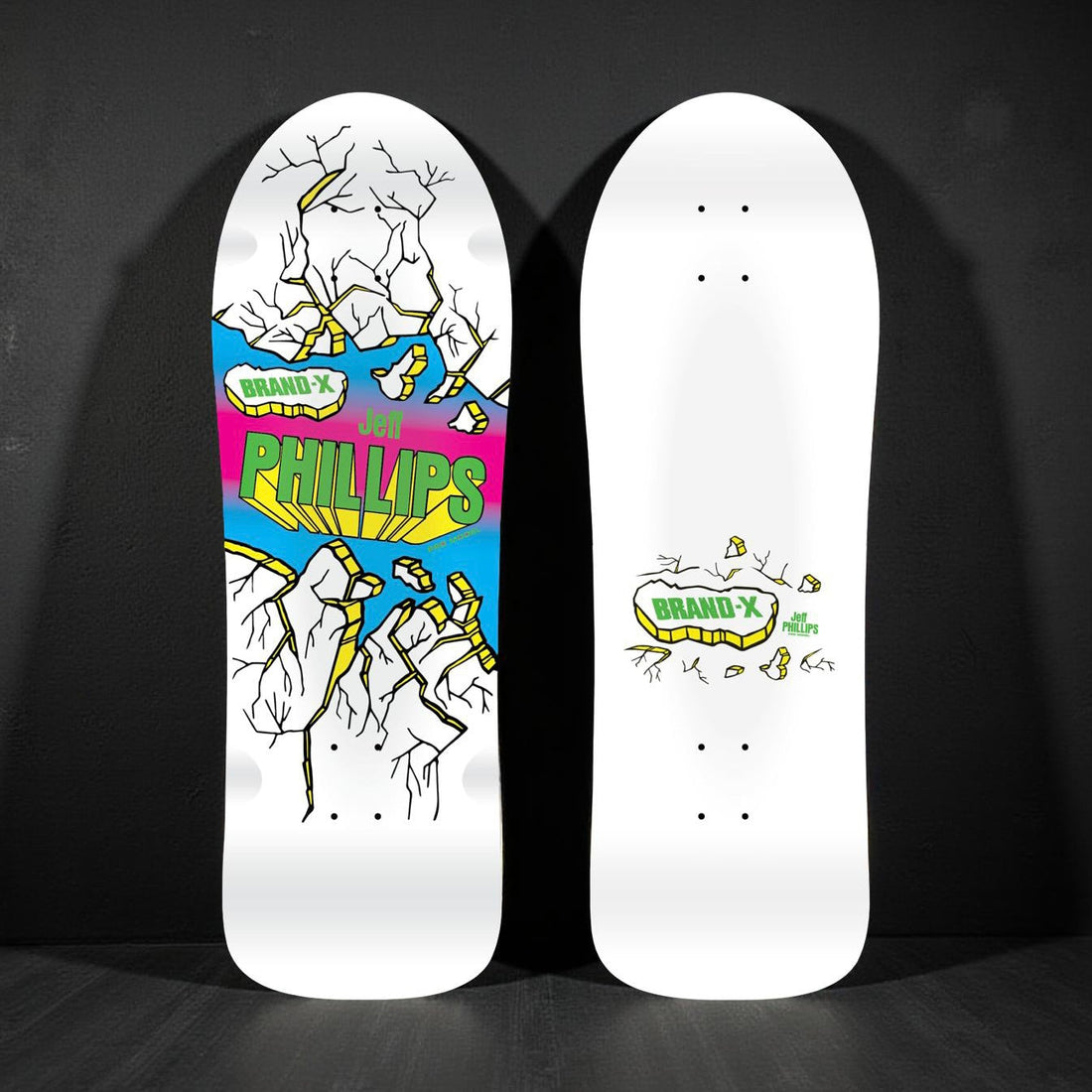 Jeff Phillips BREAKOUT (original shape) Limited Edition Series, HAND PAINTED Deck (PRE-ORDER, JUNE 2026) - Krudco. Skateshop