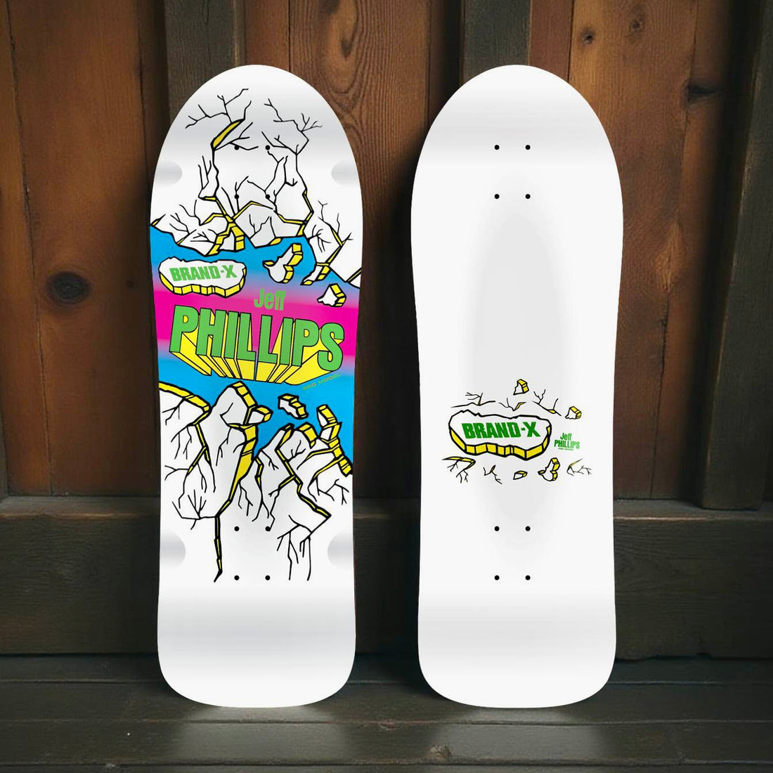 Jeff Phillips BREAKOUT (original shape) Limited Edition Series, HAND PAINTED Deck (PRE-ORDER, JUNE 2026) - Krudco. Skateshop