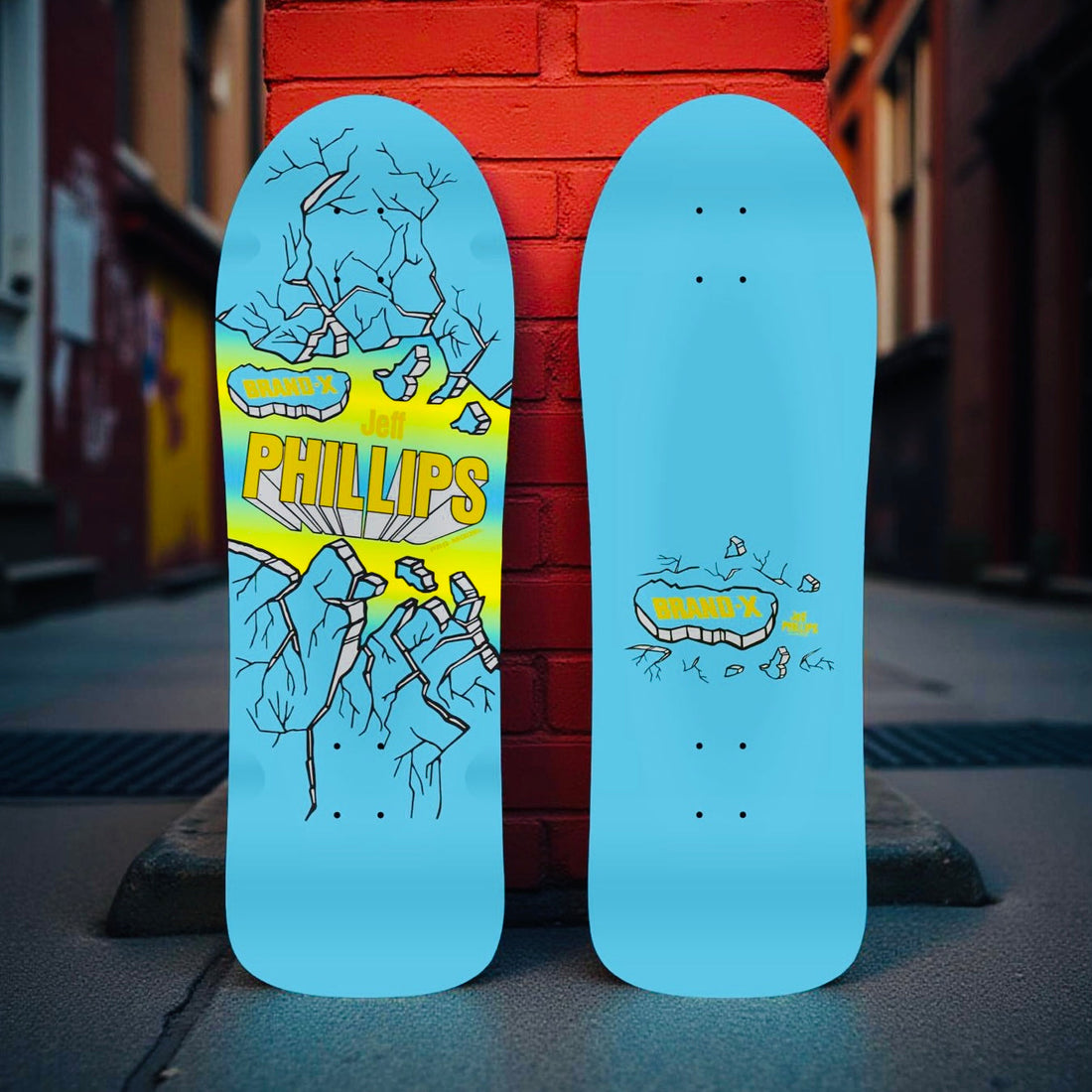 Jeff Phillips BREAKOUT (original shape) Limited Edition Series, HAND PAINTED Deck (PRE-ORDER, JUNE 2026) - Krudco. Skateshop