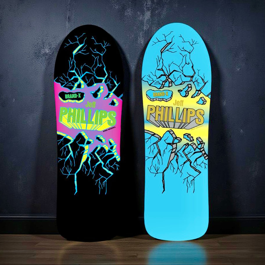 Jeff Phillips BREAKOUT (original shape) Limited Edition Series, HAND PAINTED Deck (PRE-ORDER, JUNE 2026) - Krudco. Skateshop