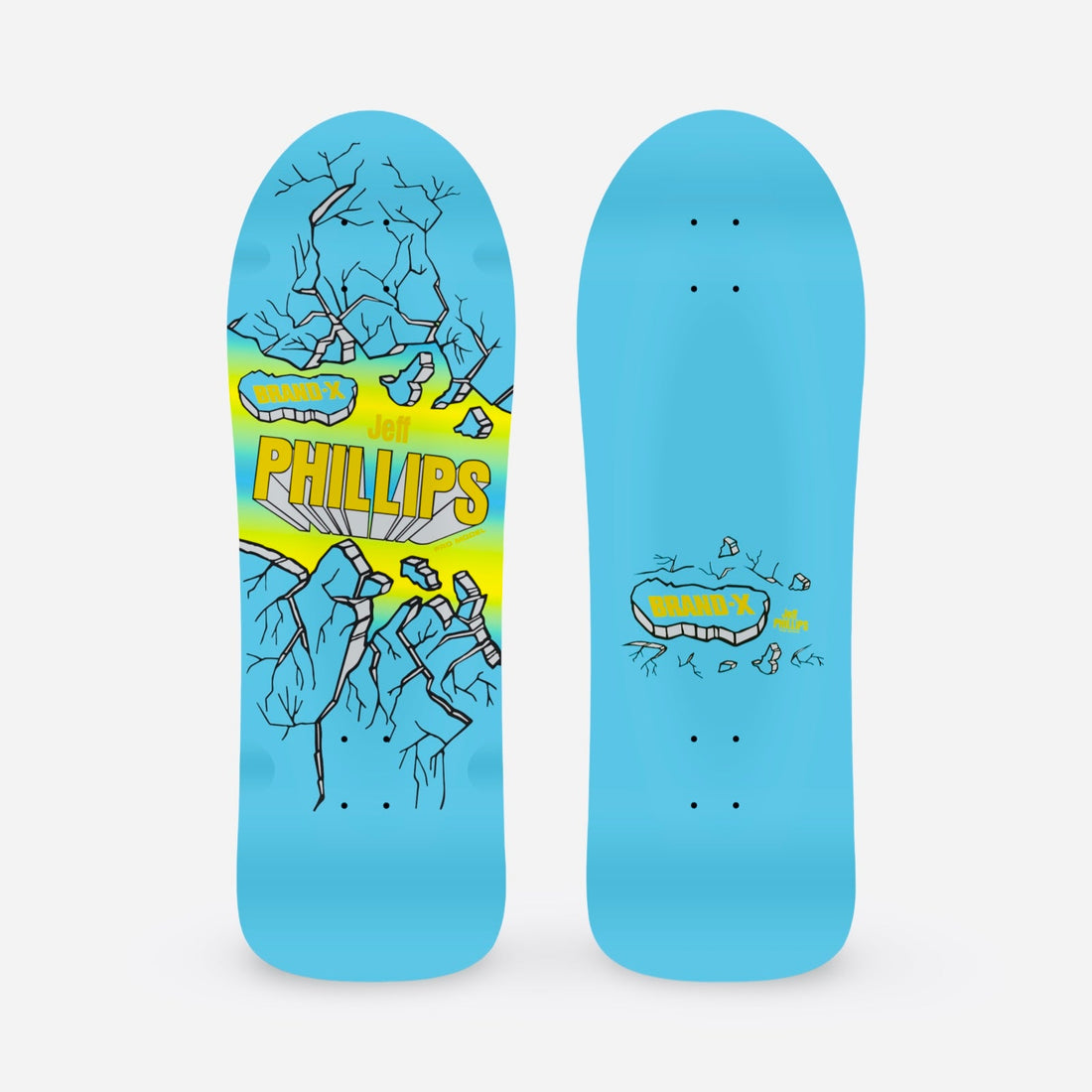 Jeff Phillips BREAKOUT (original shape) Limited Edition Series, HAND PAINTED Deck (PRE-ORDER, JUNE 2026) - Krudco. Skateshop