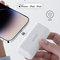 Anker Nano Power Bank (12W, Built-In Lightning Connector) - Krudco. Skateshop
