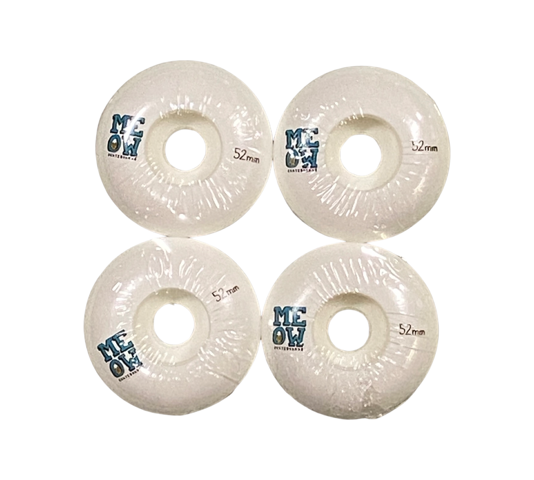 Meow Stacked Logo Wheels 52MM