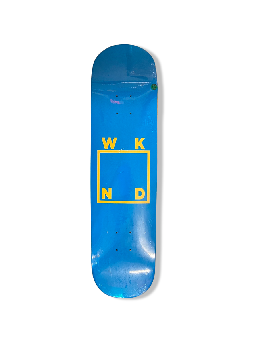 WKND Team Logo Blue/Yellow Deck 8.25