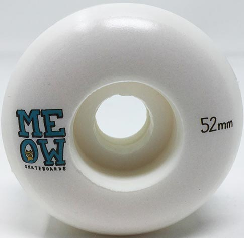 Meow Stacked Logo Wheels 52MM