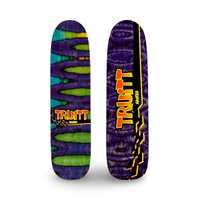 Truitt Skates Spectrum FREESTYLE Deck 7.3” x 28” HAND-PAINTED & AUTOGRAPHED (1 of 1) - Krudco. Skateshop