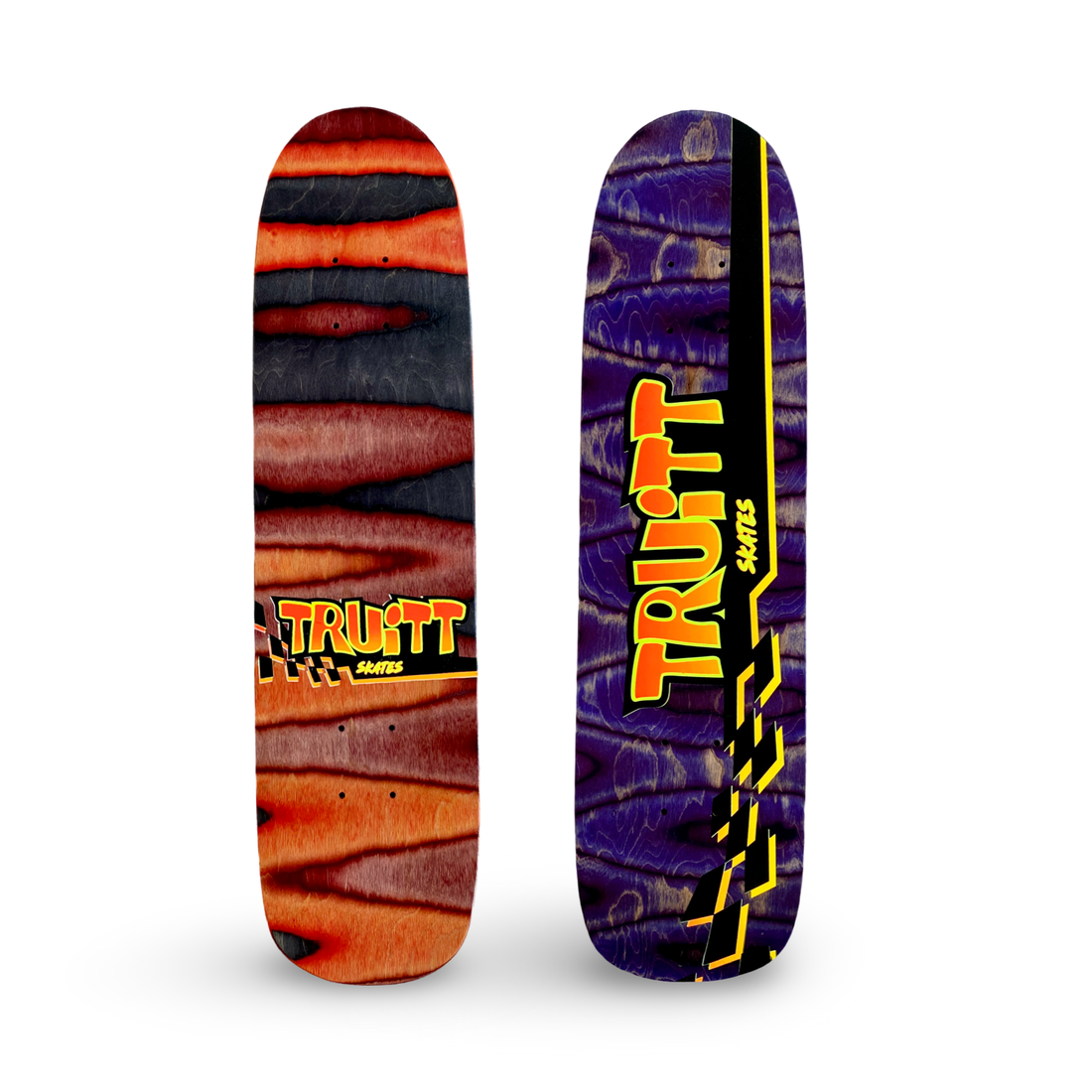Truitt Skates Spectrum FREESTYLE Deck 7.3” x 28” HAND-PAINTED & AUTOGRAPHED (1 of 1) - Krudco. Skateshop
