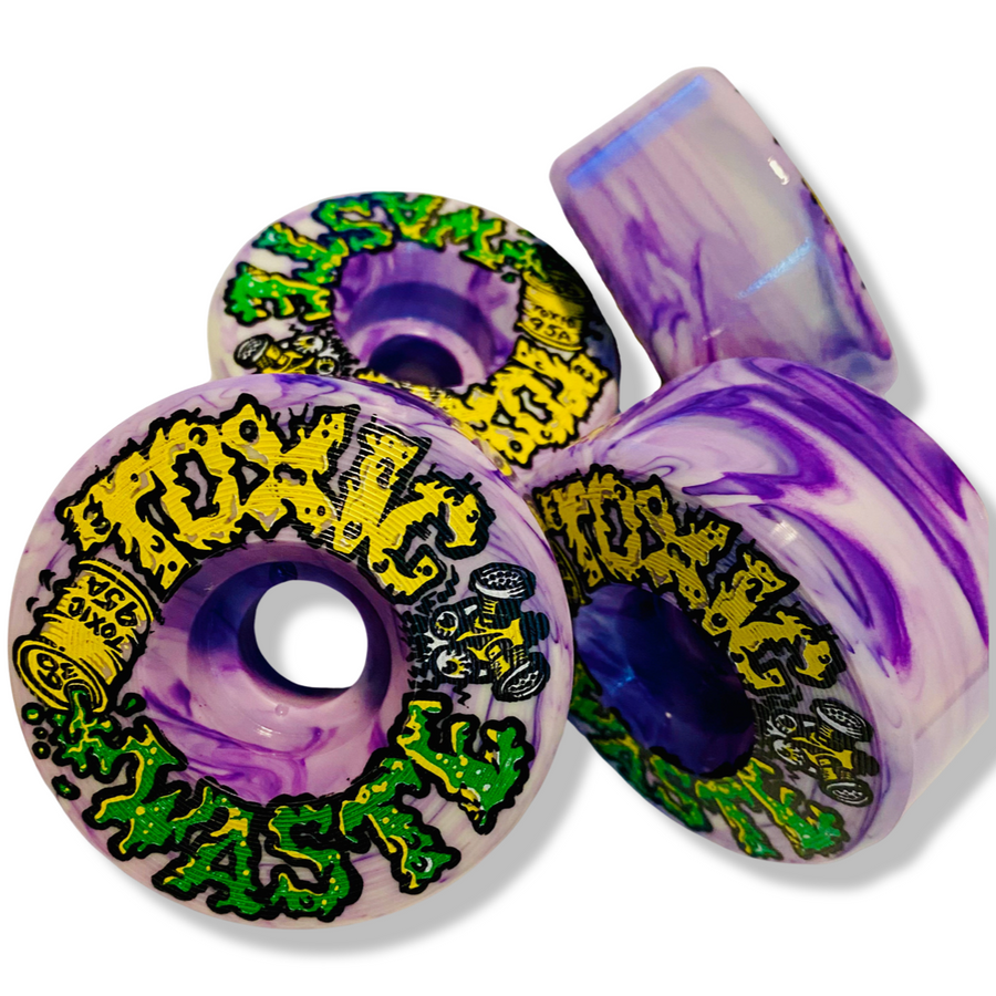 Toxic Waste MED-HARD SUPERTHANE Wheels 60mm/95A – Krudco. Skateshop