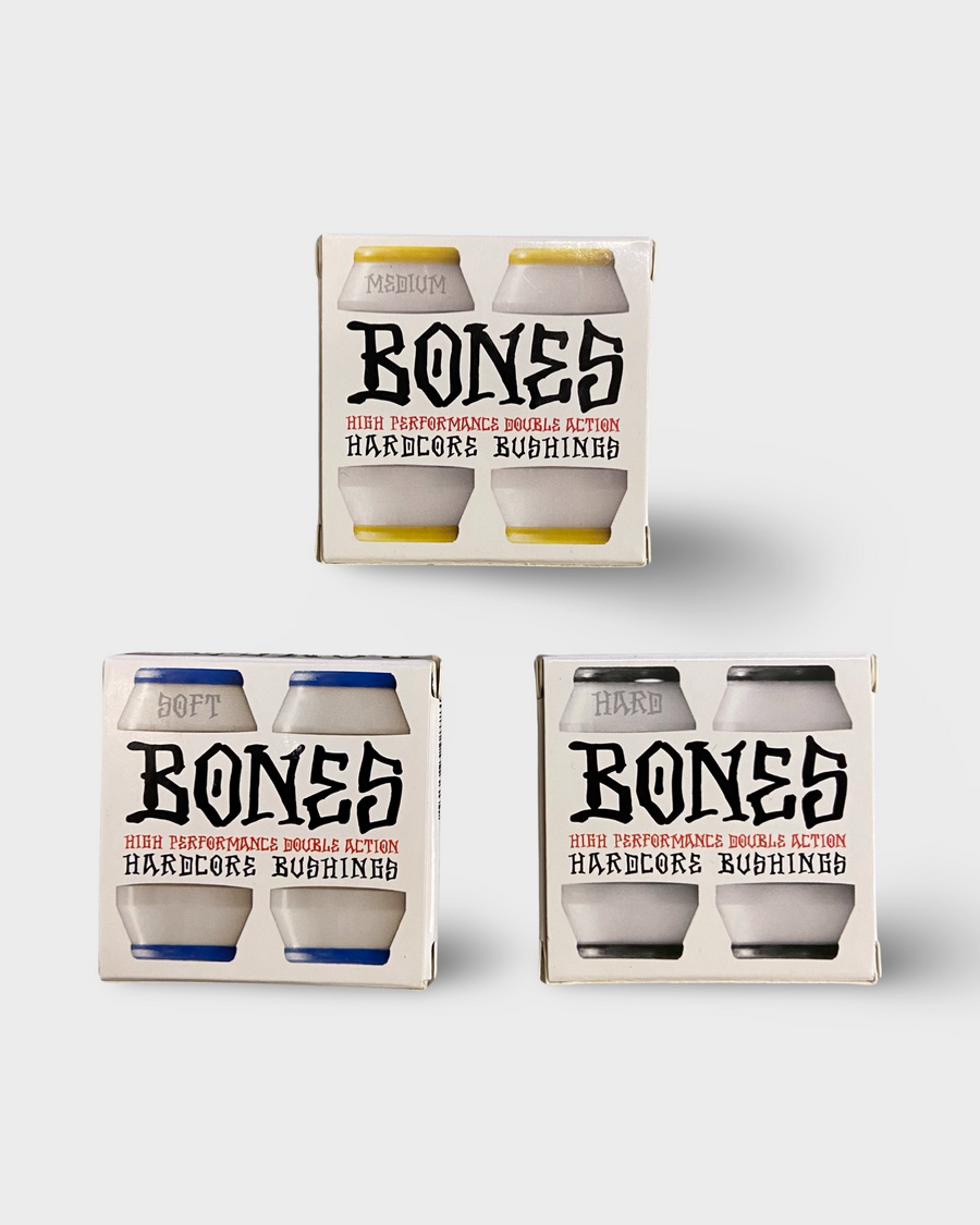 Bones Bushings Hardcore White - Krudco. Skateshop