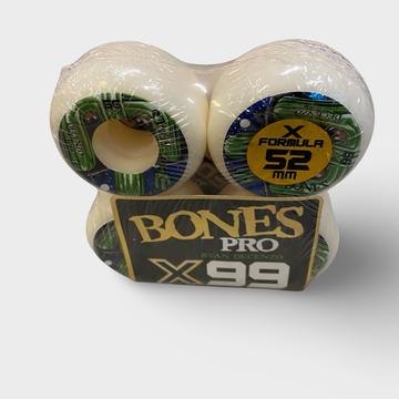 Bones Wheels X-Formula 52MM 99A Decenzo V5 Cats Eye Cacti