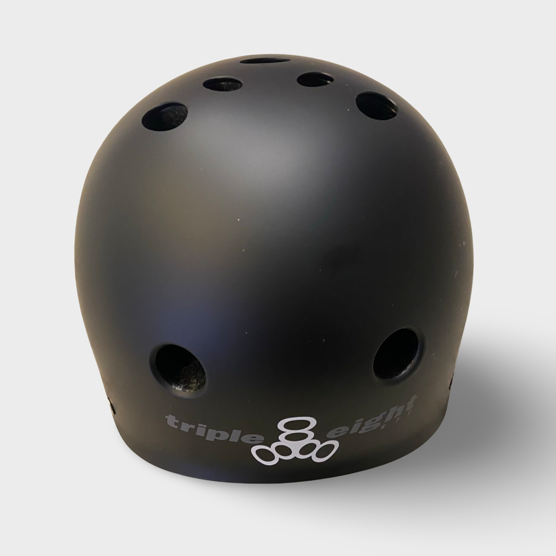 Triple 8 Helmet Certified Matte Black - Krudco. Skateshop