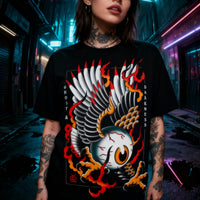 Eagle Eye Tattoo Tee | Ghost & Darkness Streetwear - Krudco. Skateshop