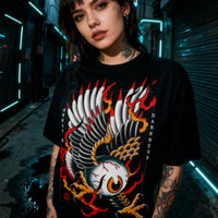 Eagle Eye Tattoo Tee | Ghost & Darkness Streetwear - Krudco. Skateshop