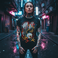 Eagle Eye Tattoo Tee | Ghost & Darkness Streetwear - Krudco. Skateshop