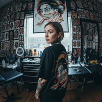 Namakubi Tattoo Tee | Ghost & Darkness Streetwear - Krudco. Skateshop