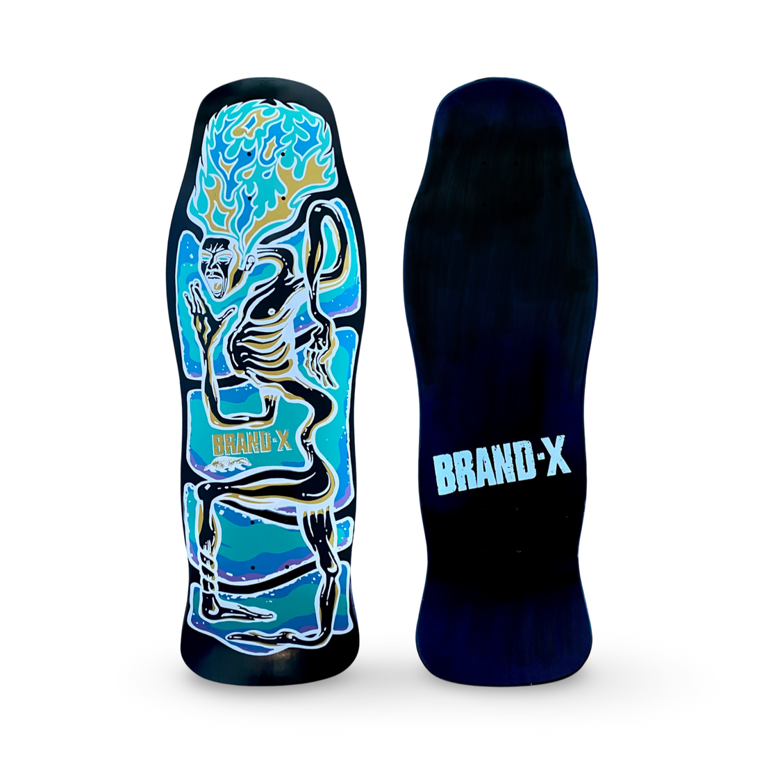 Rubberman 10"x30.25" Limited Edition Deck HAND-PAINTED (1 of 10) - Krudco. Skateshop