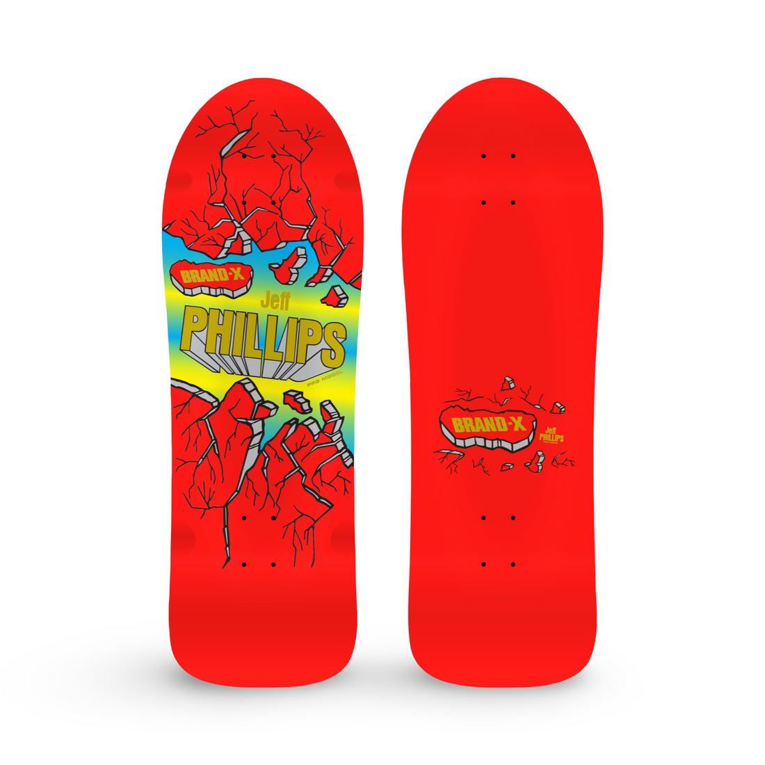 Jeff Phillips BREAKOUT (original shape) Limited Edition Series, HAND PAINTED Deck (PRE-ORDER, JUNE 2026) - Krudco. Skateshop