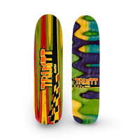 Truitt Skates Spectrum FREESTYLE Deck 7.3” x 28” HAND-PAINTED & AUTOGRAPHED (1 of 1) - Krudco. Skateshop